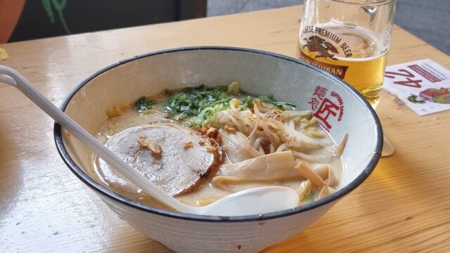 【ドイツでラーメン】友人とデュッセルドルフで日本食。